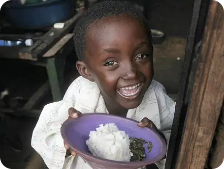 Criança em Moçambique